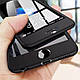 Чохол 360 протиударний для IPhone 6 Plus/6s plus black+ скло, фото 4