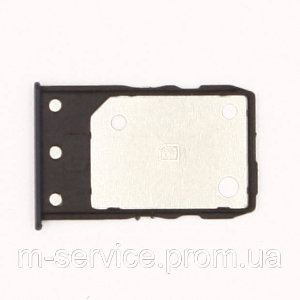 Тримач Nano SIM карти, Charcoal NOKIA 3.1 Plus (TA-1104/ TA-1125) (MEROO01008A), оригінал