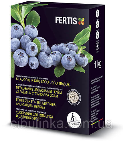 Fertis (Фертиш) Литва. Добриво для Блакитники (Чорники) і Садових Ягід, 1 кг