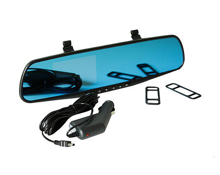 Автомобільний Дзеркало-Відео реєстратор Vehicle Blackbox DVR Full HD L 6000 Чорний, фото 1