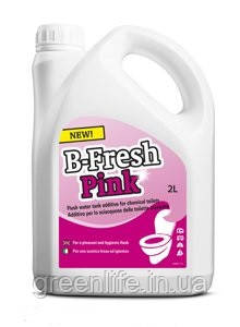 Оригінальна рідина ( свіжа не прострочена ) для біотуалета, B-Fresh Pink, Бі-Фреш Пінк, 2 л, THETFORD., фото 1