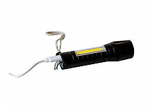 Надпотужний надяскравий світлодіодний ручний акумуляторний ліхтар H-1010 T6 якісний ліхтарик зум zoom, фото 2