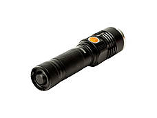 Світлодіодний ручний акумуляторний ліхтар WD 462 якісний ліхтарик зум zoom, фото 3