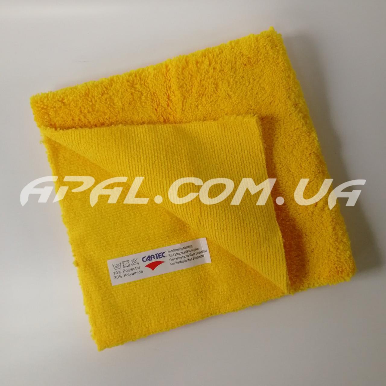 CARTEC Мікрофібровая серветка (жовта) Microfiber Cloth Ultra-Soft Yellow, 40х40см