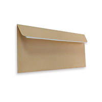 Крафтовые конверти Е65 110х220 мм ! Друк на конвертах, шовкографія на конвертах,подарункові конверти!