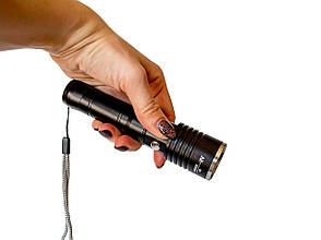 Світлодіодний ручний акумуляторний ліхтар R6-T6 якісний zoom ліхтарик, фото 3