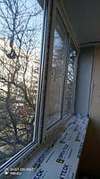Остекление балкона с выносом Киев ул. Галицкая 9 фото работы 13 бригады