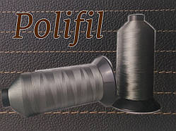 Нитка для шкіри Polifil 10 1000 m (світло-сіра)