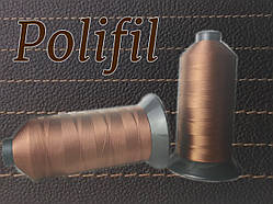 Нитка для шкіри Polifil 10 1000 m (коричневий)