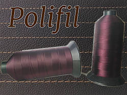 Нитка для шкіри Polifil 10 1000 m (бордовий)