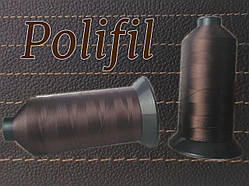 Нитка для шкіри Polifil 10 1000 m (темно-коричневий)