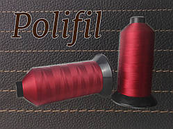 Нитка для шкіри Polifil 10 1000 m (червоний)