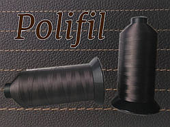 Нитка для шкіри Polifil 10 1000 m (темний шоколад)