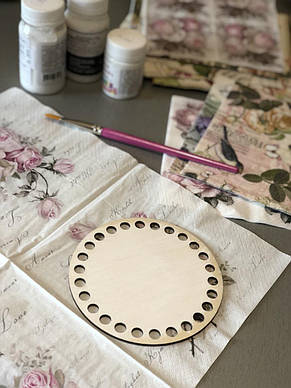 Кругле денце для в'язання 20 см, товщина 6 мм, фото 2