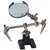 Тримач для паяння Третя Рука JM-501 (ZD10-D) лінза 60 мм. скло