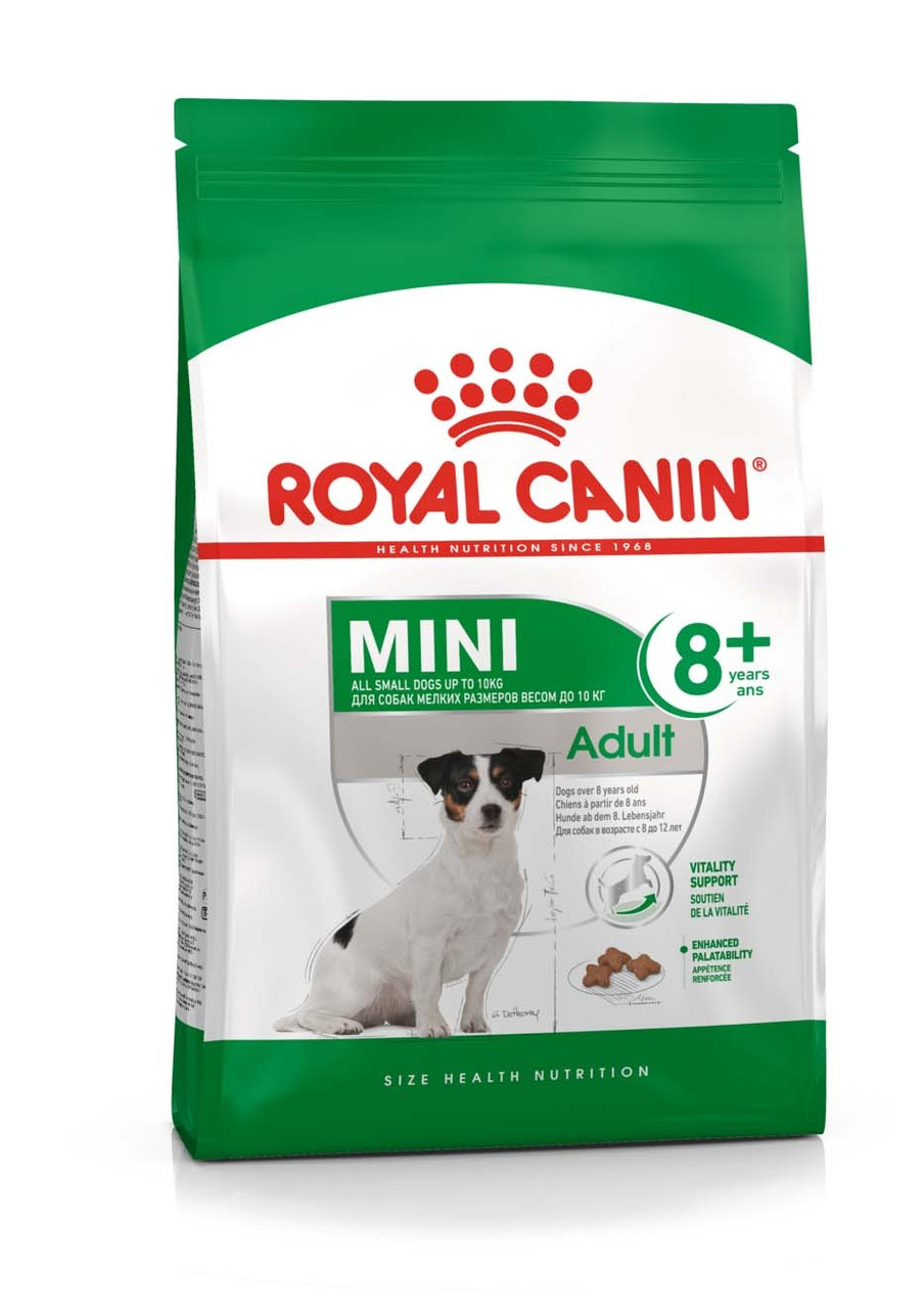 Royal Canin (Роял Канін) Mini Adult 8+ сухий корм для старіючих собак у віці від 8 років (800 гр)