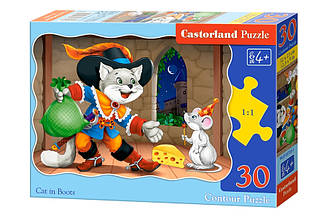 Пазли Castorland Contour Puzzle Кіт у чоботях В-03730, 30 елементів