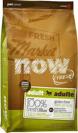 Now Fresh Grain Free Small Breed Turkey, Salmon & Duck беззерновой корм для собак дрібних порід (11,34 кг), фото 2
