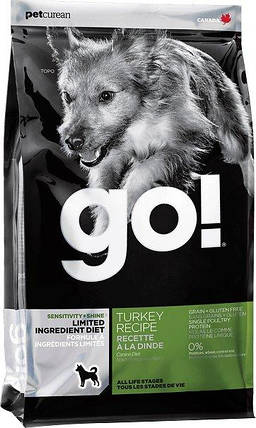 Go! Sensitivity + Shine Turkey Dog Recipe беззерновой корм для собак з чутливим травленням (2,72 кг), фото 2