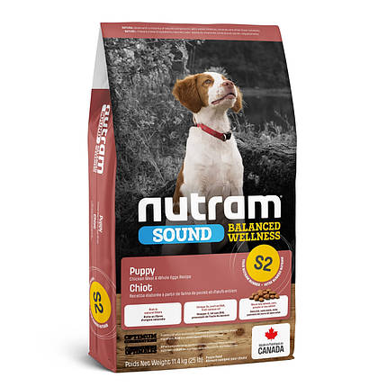 Nutram (Нутрам) S2 Sound Balanced Wellness Natural Puppy Food корм для цуценят (2 кг), фото 2