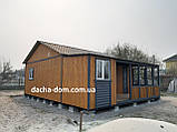 Каркасний дачний будинок 8 м на 9,5 м. Нові технології, фото 10