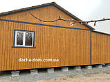 Каркасний дачний будинок 8 м на 9,5 м. Нові технології, фото 6