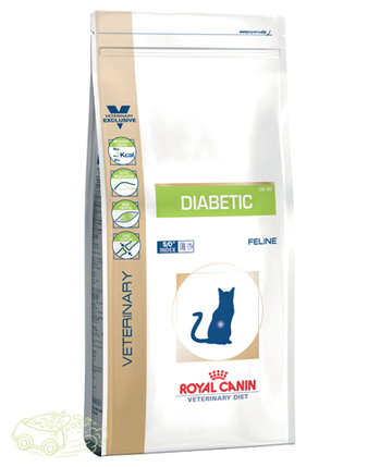 Лікувальний корм для кішок при цукровому діабеті Royal Canin (Роял Канін) Diabetic (400 гр), фото 2