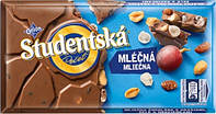 Шоколад молочний Orion Studentska з кокосом та арахісом (Чехія) 180 г