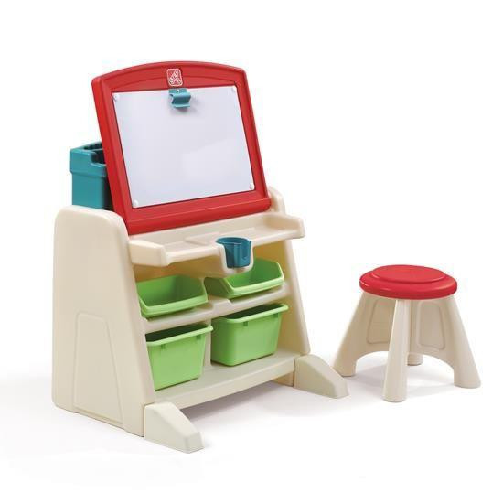 Дитячий стіл зі стільцем і дошкою для творчості FLIP&DOODLE Step 2 (836500)