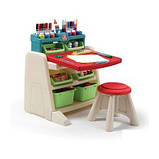 Дитячий стіл зі стільцем і дошкою для творчості FLIP&DOODLE Step 2 (836500), фото 2
