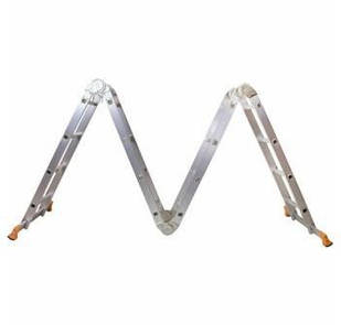 Драбина шарнірна алюмінієва Aloft 4х4 (MLA-44)