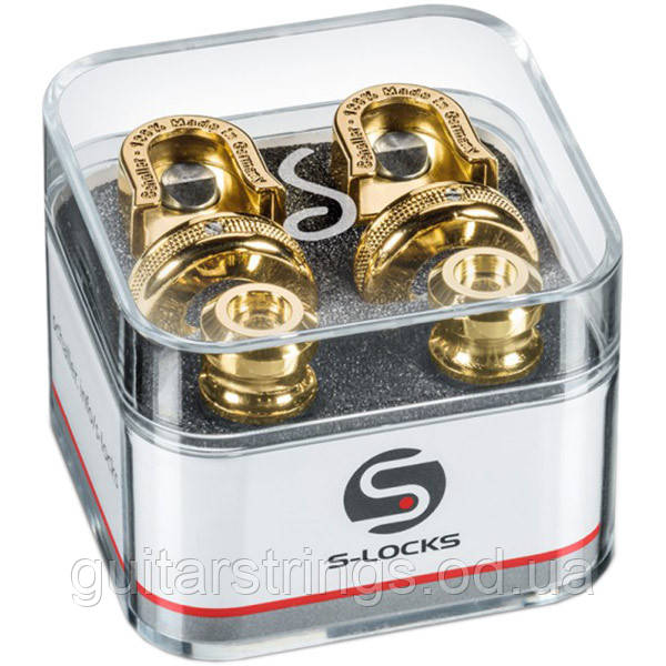 Стреплоки Schaller 14010501 S-Locks Gold Security Locks