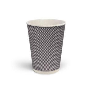 Стакан паперовий гофрований 400мл меланж
