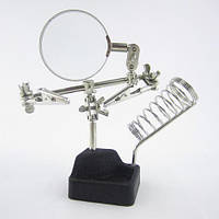 Третя Рука для паяння JM-506 (ZD 10-G) лінза 60 мм. скло