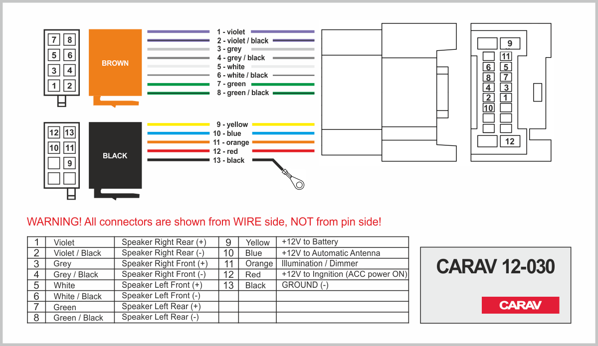 ISO Переходник MITSUBISHI 2007-2016, CARAV 12-030 - фото 2 - id-p298283383