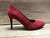 Жіночі червоні замшеві туфлі на шпильці ТМ ROSS 8051, фото 2