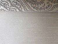 Текстильные обои на флизелиновой основе Cador Rasch Textil 073187 однотон под бамбук графитовый оливковый