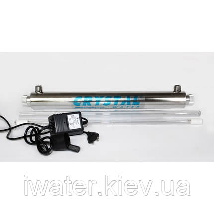 Ультрафіолетовий знезаражувач для води Crystal UV-12GPM, фото 1