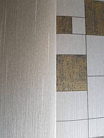 Текстильные обои на флизелиновой основе Cador Rasch Textil 085012 под мелкий бамбук серо-бежевый