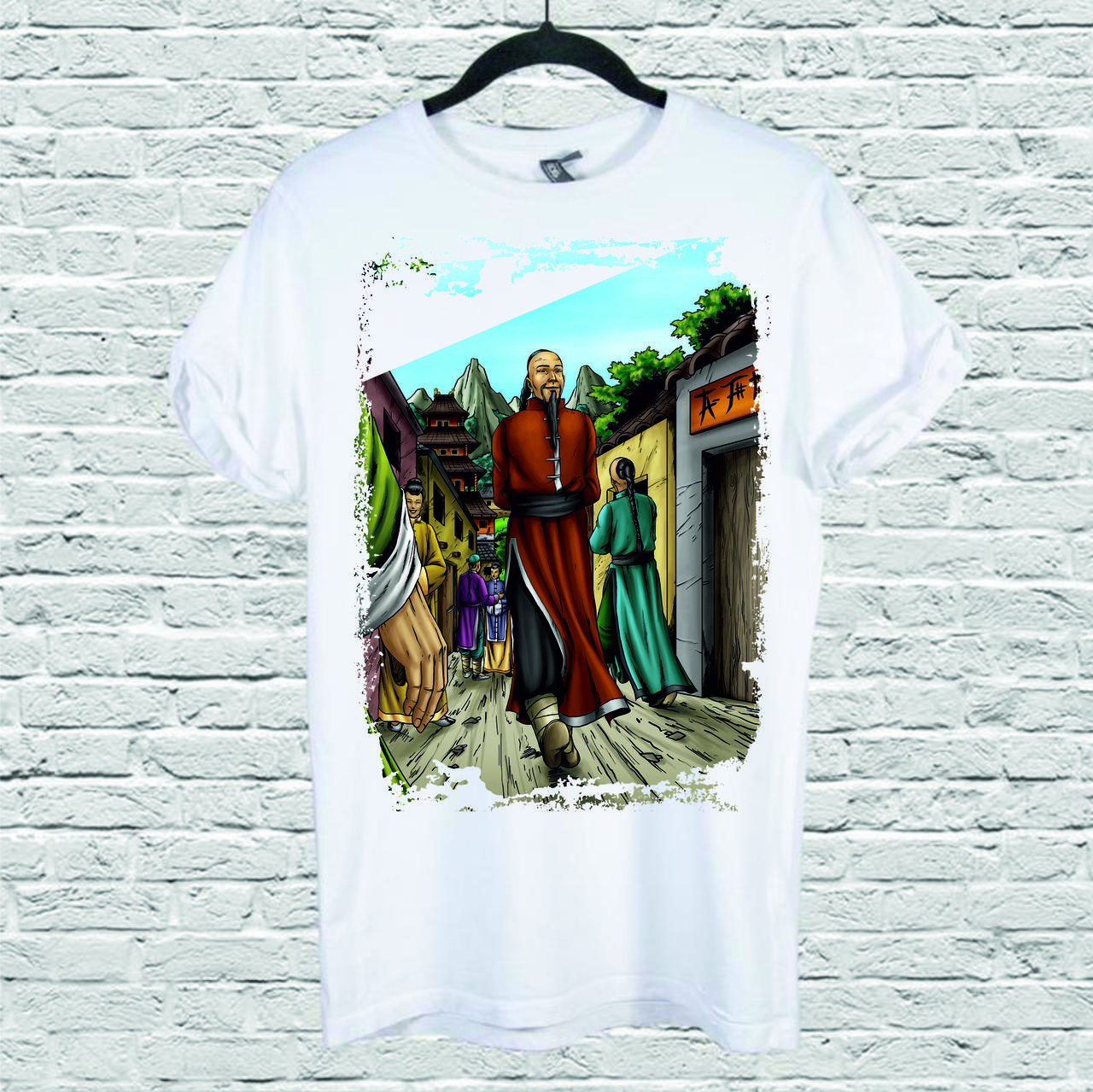 Футболка YOUstyle Walking 0136 M White