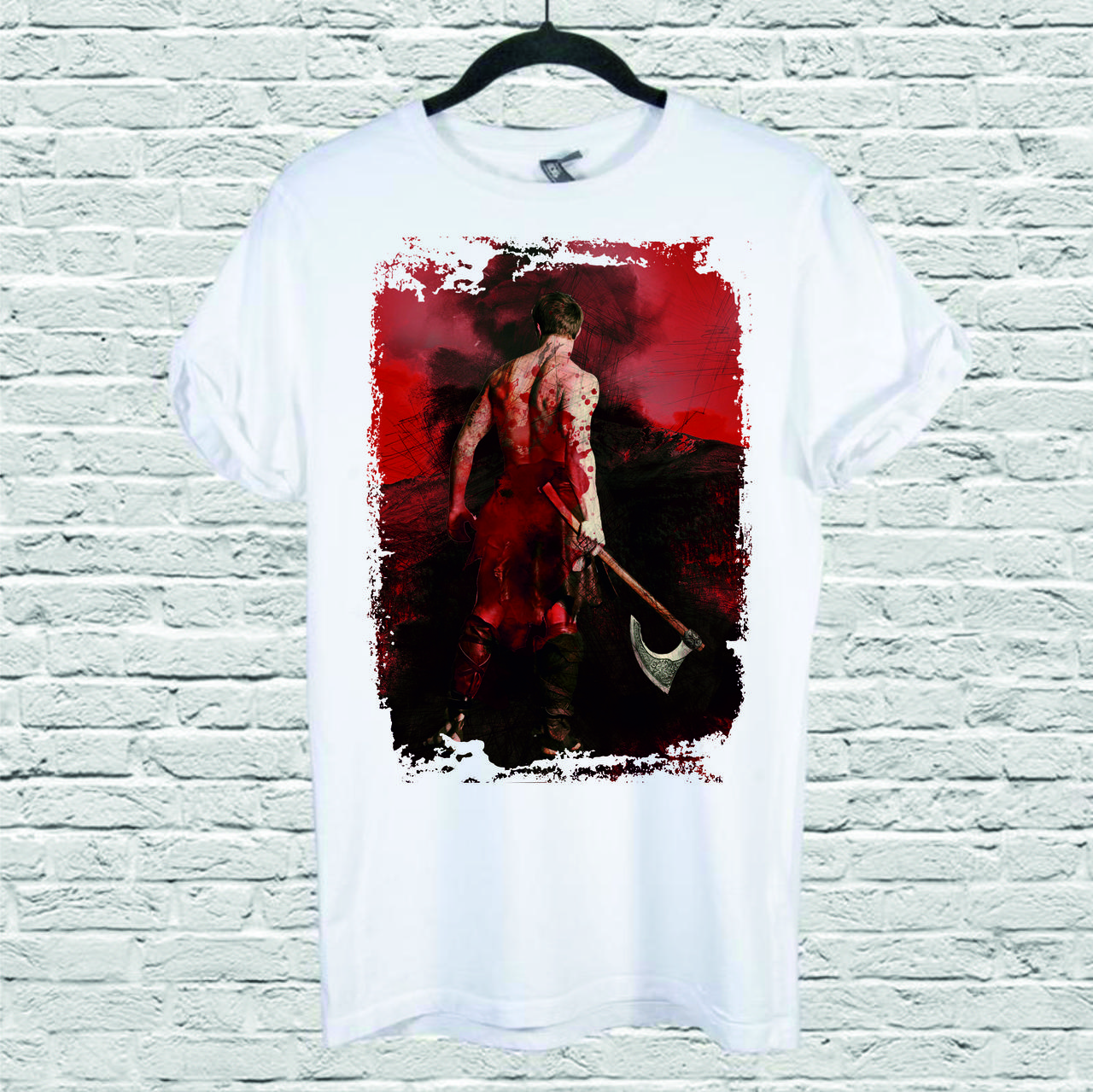 Футболка YOUstyle Barbarian 0141 XXL White