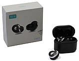 Навушники безпровідні Bluetooth HBQ SE6 з кейсом, чорні 6937, фото 4