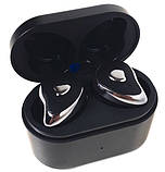 Навушники безпровідні Bluetooth HBQ SE6 з кейсом, чорні 6937, фото 2