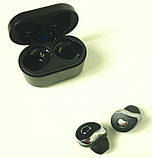 Навушники безпровідні Bluetooth HBQ SE6 з кейсом, чорні 6937, фото 3