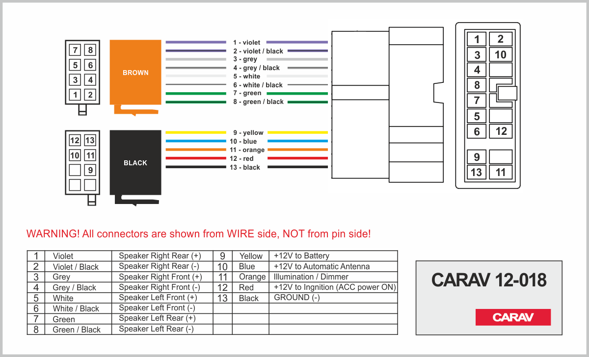 ISO Переходник NISSAN 1999-2016, CARAV 12-018 - фото 2 - id-p298285662