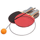 Набір для настільного тенісу для координації та тренування Zelart 160-40 2 ракетки + 2 м'ячі, фото 2
