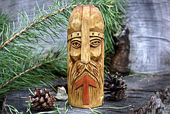 Скандинавський Бог Тір, дерев'яний Тір, статуетка з дерева Бога Тір висота 11 см