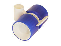 Мебельный ролик OGTM Formula 40 Nylon со стопором белый/голубой