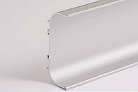 Профиль алюминиевый для фасадов без ручек С-образный длина 5,95м алюминиевого цвета (Профиль ФБР С) (цена