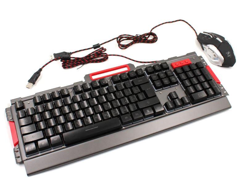 Комплект дротова клавіатура ігрова LED і миша K33 6946